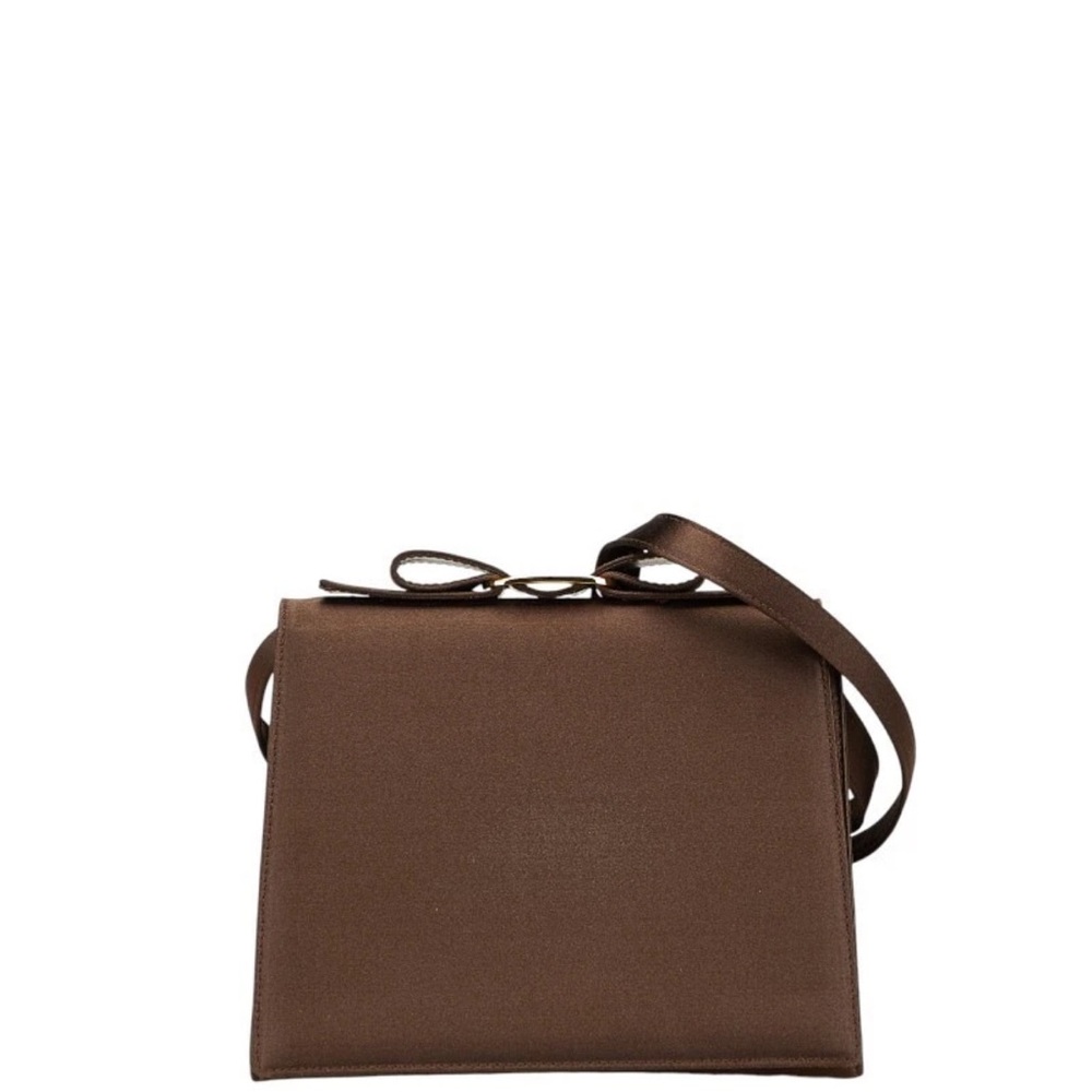Salvatore Ferragamo Brown Crossbody Bag